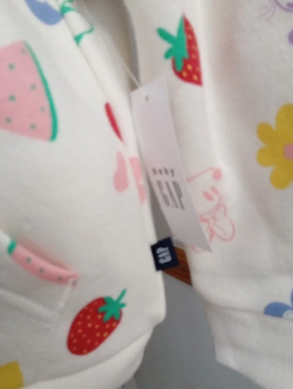 Baby Gap Disney Minnie Mouse Girls Fleece Zip Hoodie Size 4 Years NWT